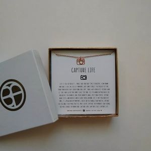 Bryan Anthony's Capture Life 18 inch rose gold necklace in perfect condition!